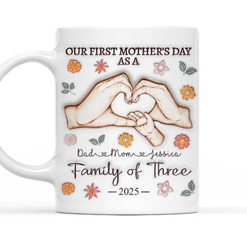 Our First Mother Day - Personalized 3D Mug-Myprintsy