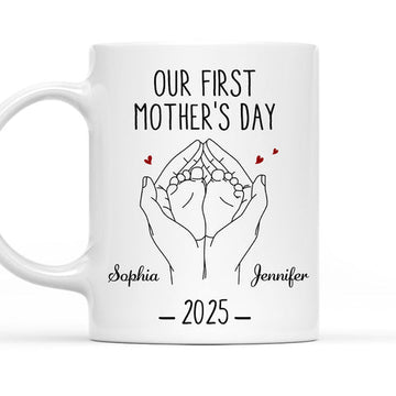 Our First Mother Day - Personalized Coffee Mug-Myprintsy