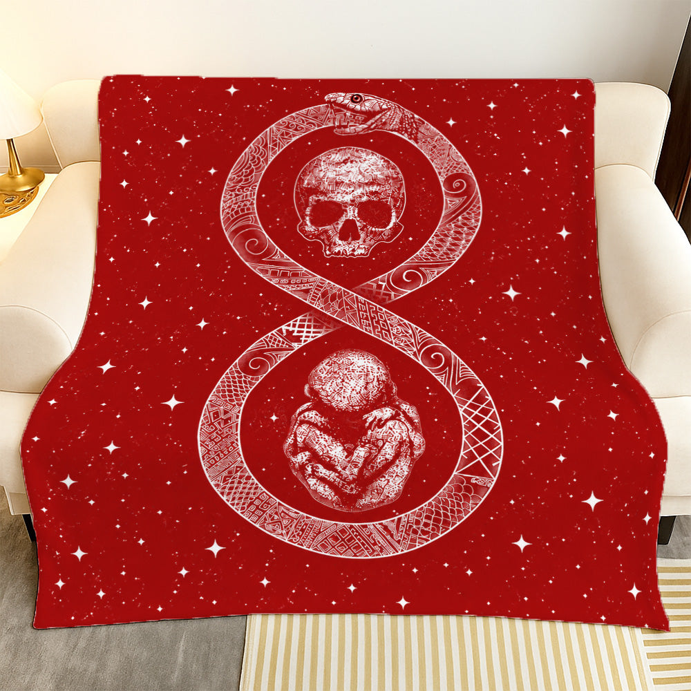 Ouroboros Blanket - Red Edition-Myprintsy