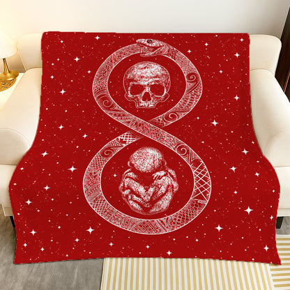 Ouroboros Blanket - Red Edition-Myprintsy