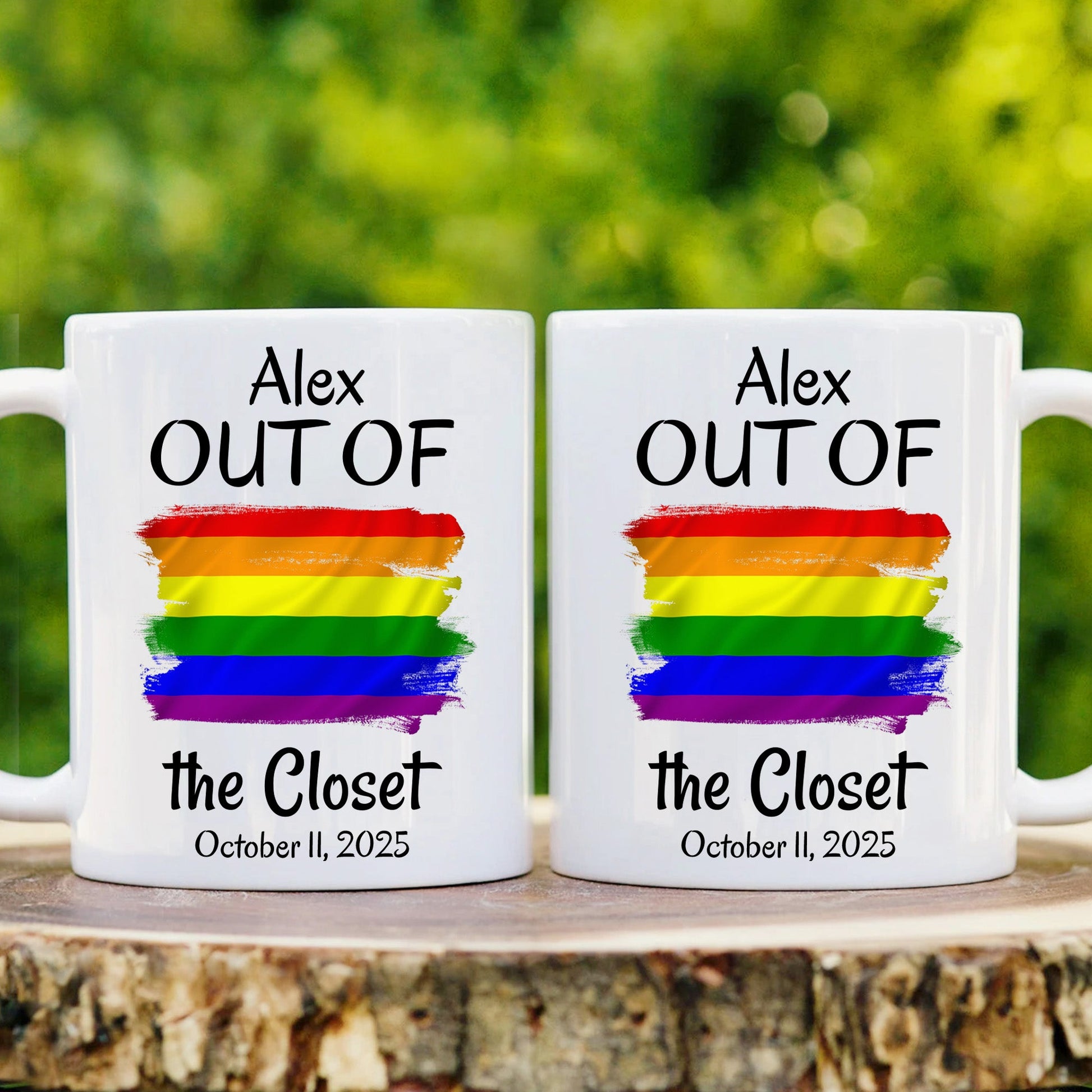 Out Of The Closet - Personalized Pride Mug-Myprintsy