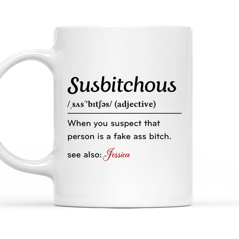 Susbitchous Definition - Personalized Coffee Mug