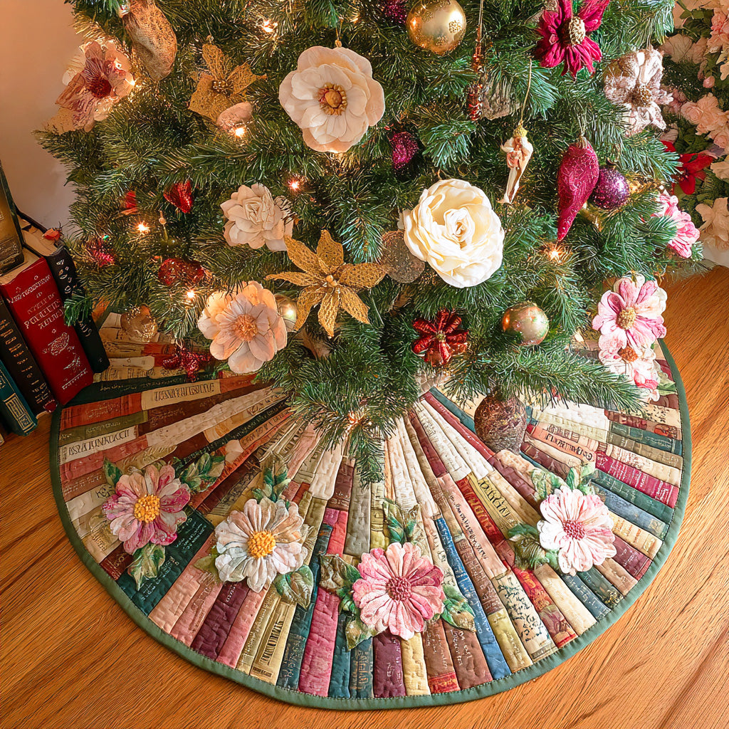 Paper Realm Christmas Quilted Tree Skirt TD-Myprintsy