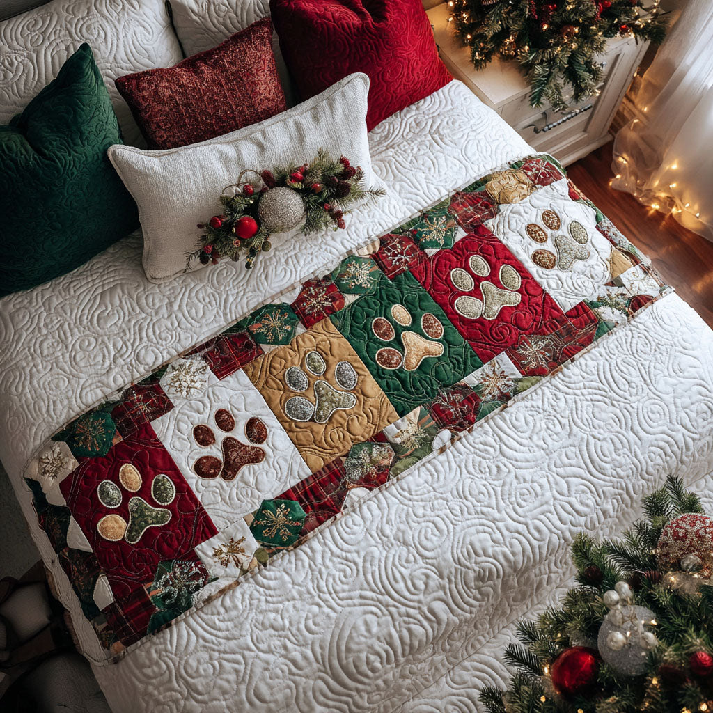Patch Pawlane Quilted Bed Runner VTQ-Myprintsy