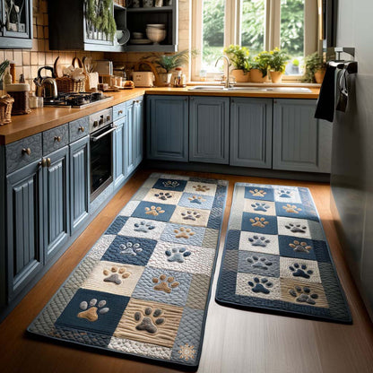 Paw Love Corner Kitchen Area Rug VTQ-Myprintsy