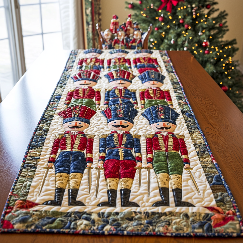 Peppermint Twist Quilted Table Runner VTQ-Myprintsy