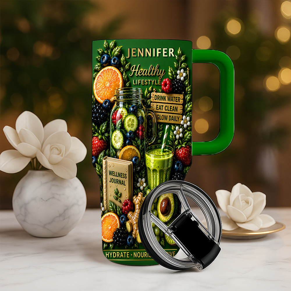 Personalized 40oz Detox Tumbler With Straw - Best Detox Drink-Myprintsy