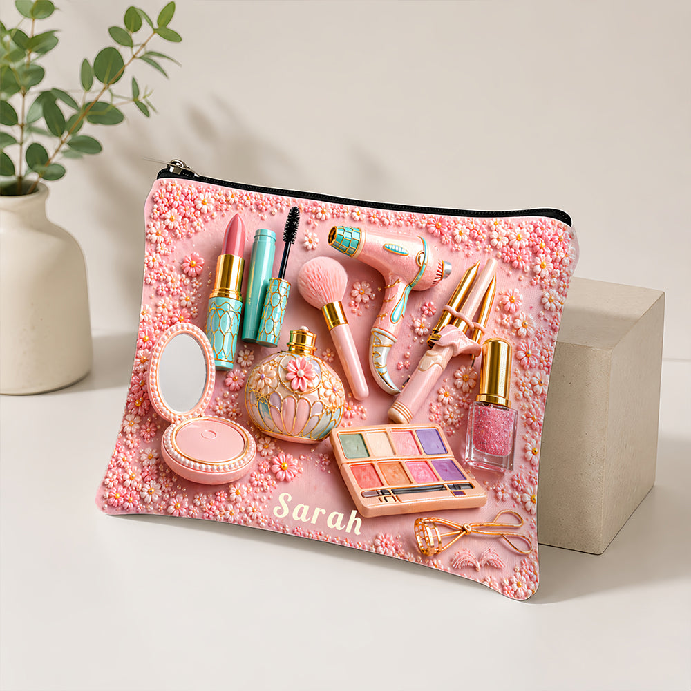 Personalized Makeup Cosmetic Bag - Gifts for Makeup Lovers & Artists-Myprintsy