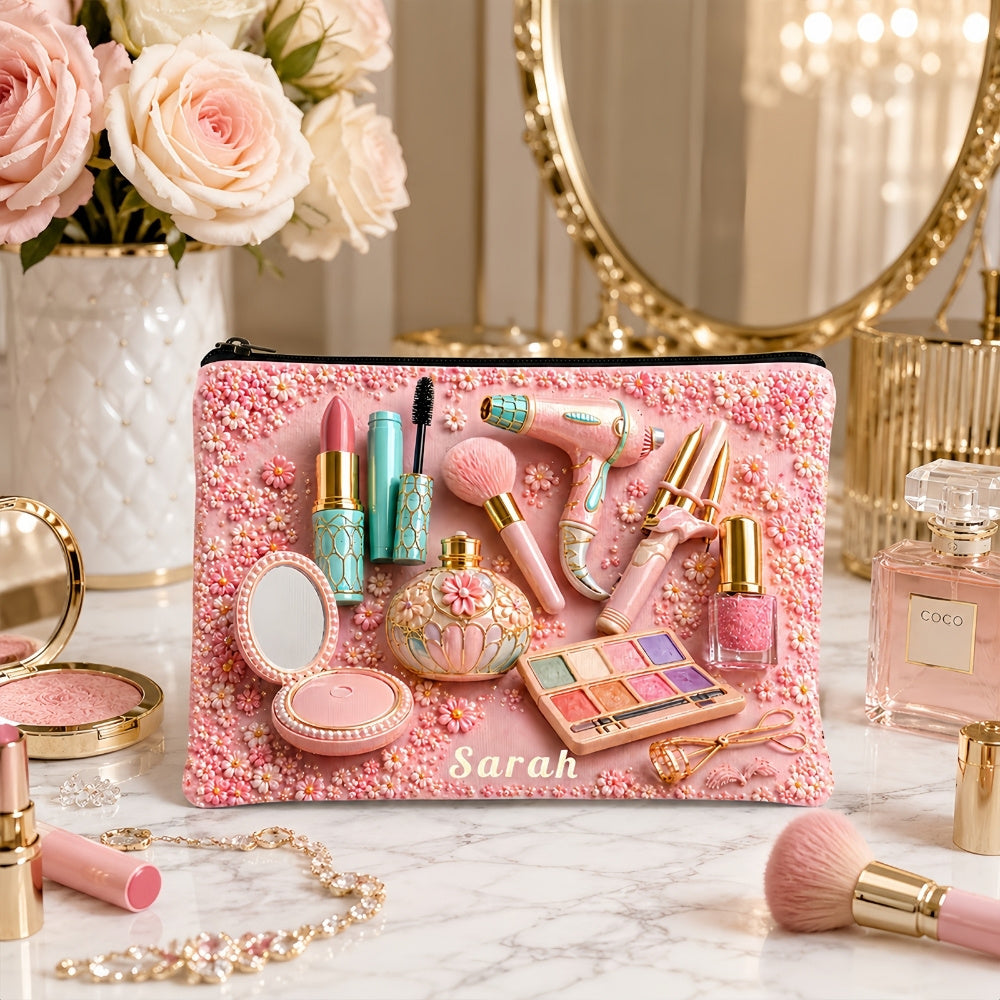 Personalized Makeup Cosmetic Bag - Gifts for Makeup Lovers & Artists-Myprintsy