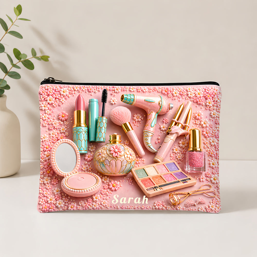 Personalized Makeup Cosmetic Bag - Gifts for Makeup Lovers & Artists-Myprintsy