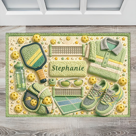 Personalized Pickleball Doormat - Best Gifts For Pickleball Players-Myprintsy