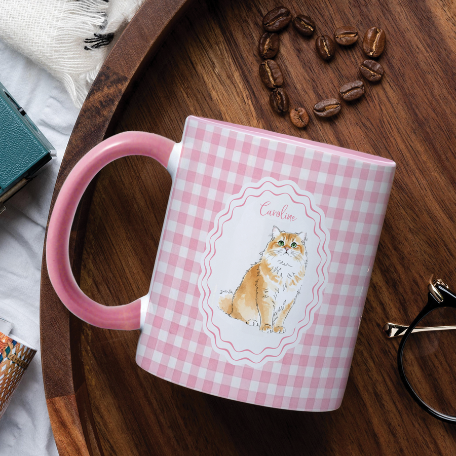 Pet Portrait - Personalized Watercolor Mug - Gift for Dog & Cat Lovers-Myprintsy