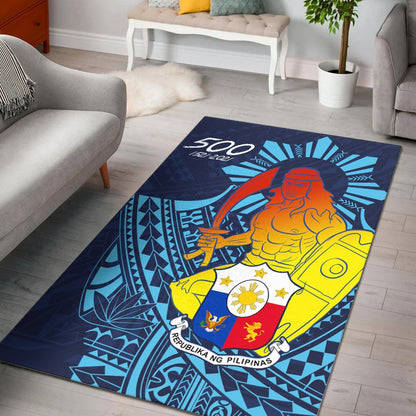 Philippines Area Rug - King Lapu Lapu-Myprintsy