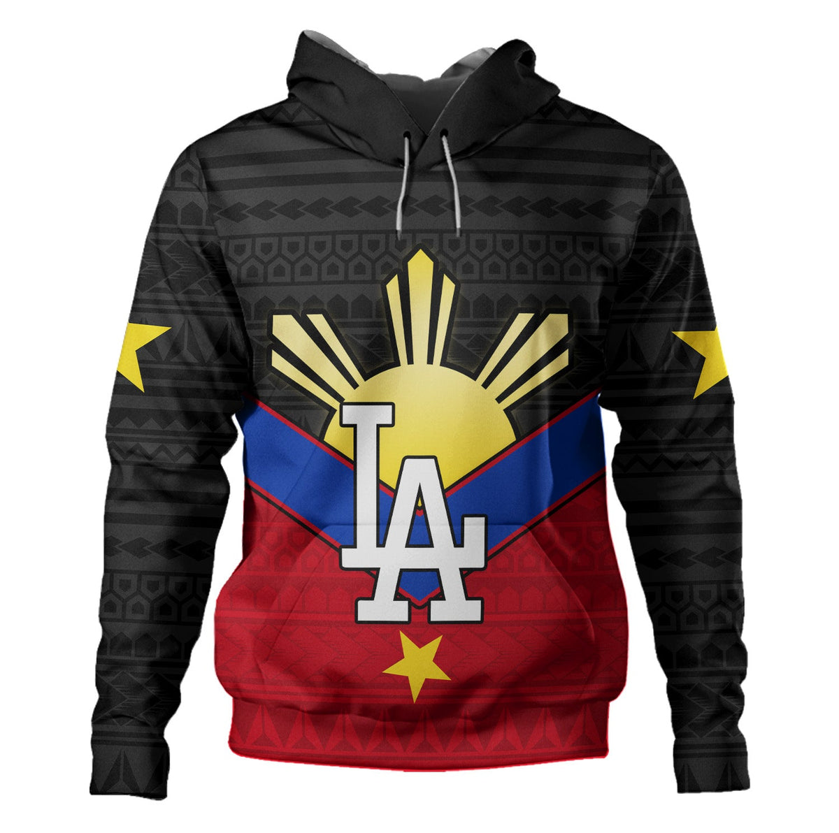 Philippines Custom LA Hoodie-Myprintsy
