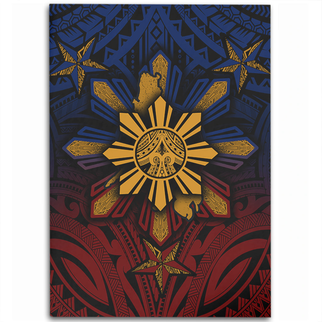 Philippines Filipinos Area Rug Golden Sun Islands Tribal Style-Myprintsy