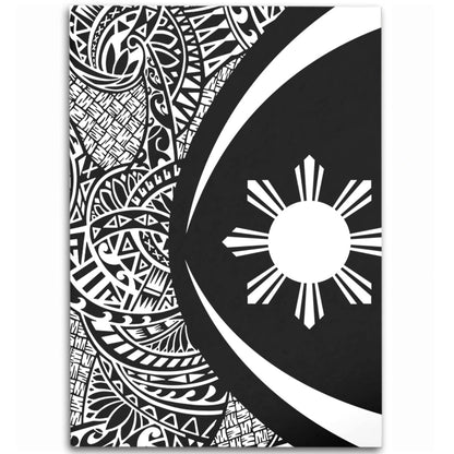 Philippines Filipinos Area Rug Lauhala White Circle Style-Myprintsy