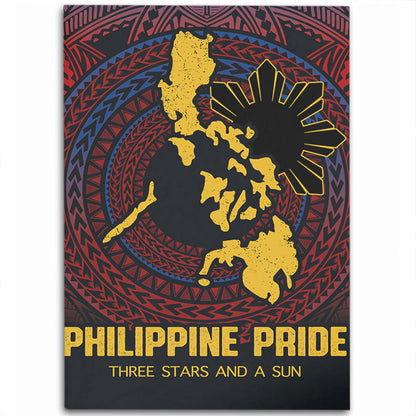 Philippines Filipinos Area Rug Philippine Pride Three Stars and A Sun-Myprintsy