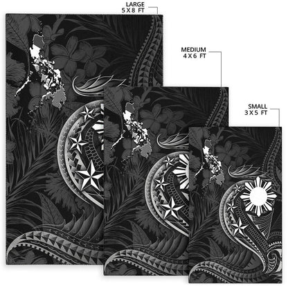 Philippines Filipinos Area Rug Philippines Sun Tribal Patterns Tropical Flowers Curve Style-Myprintsy