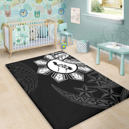 Philippines Filipinos Area Rug Tribal Sun In My Heart-Myprintsy