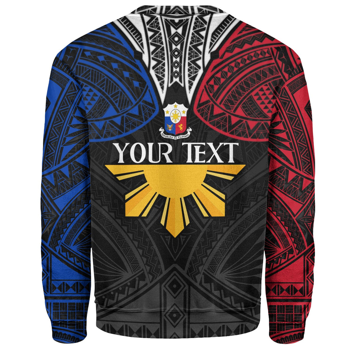 Philippines Filipinos Custom Personalised Sweatshirt Unique Filipino Tribal Tattoos For Inspiration
