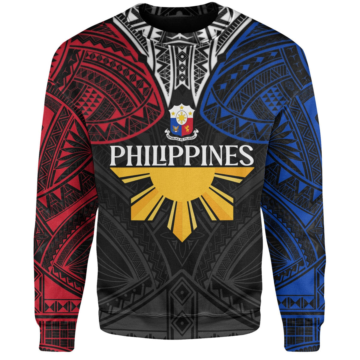 Philippines Filipinos Custom Personalised Sweatshirt Unique Filipino Tribal Tattoos For Inspiration