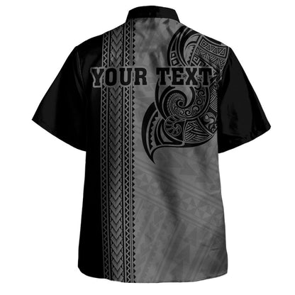Philippines Filipinos Hawaiian Shirt Custom Polynesia Tribal Tattoo Grey-Myprintsy