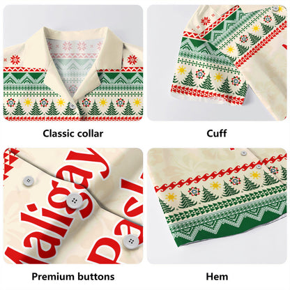 Philippines Filipinos Hawaiian Shirt Maligayang Pasko Parol Filipino Christmas Festive Style-Myprintsy