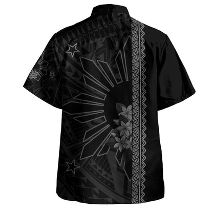 Philippines Filipinos Hawaiian Shirt Star Sunburst Floral Tribal Style-Myprintsy