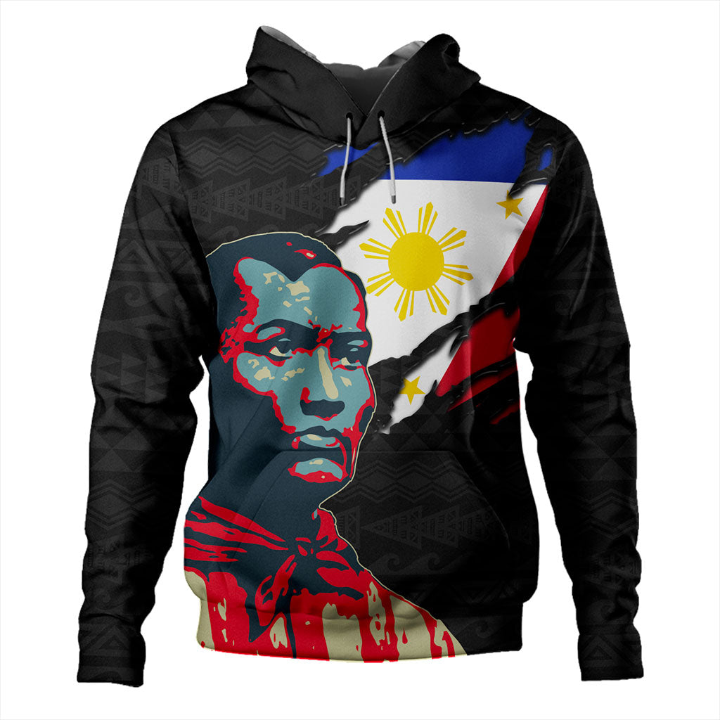 Philippines Filipinos Hoodie Bonifacio Day Tribal Crack Style-Myprintsy