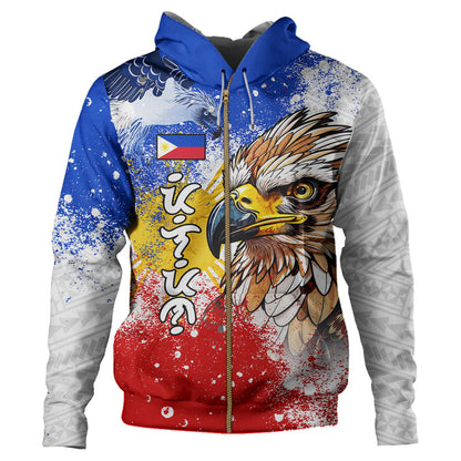 Philippines Filipinos Hoodie Eagle Flag Warrior Pride-Myprintsy