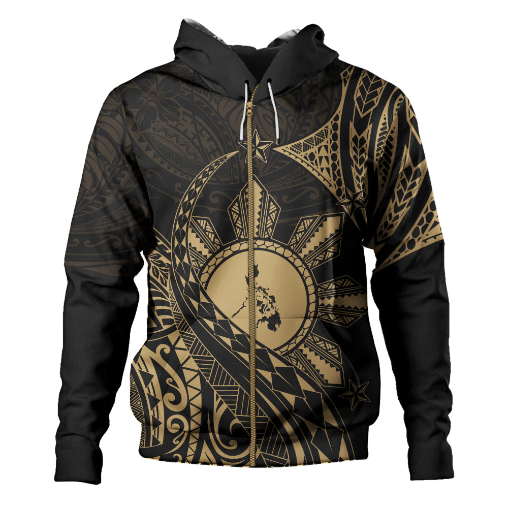 Philippines Filipinos Hoodie Filipino Polynesia Star With Tribal Design-Myprintsy