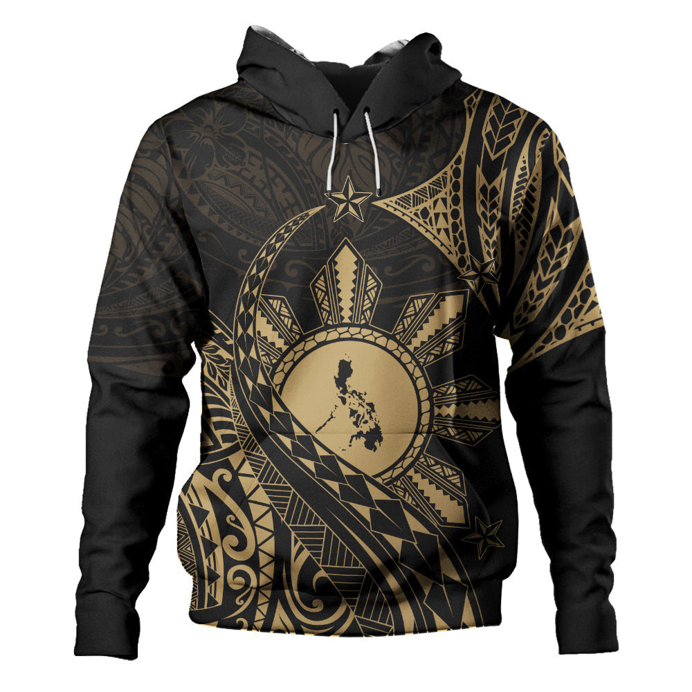Philippines Filipinos Hoodie Filipino Polynesia Star With Tribal Design-Myprintsy