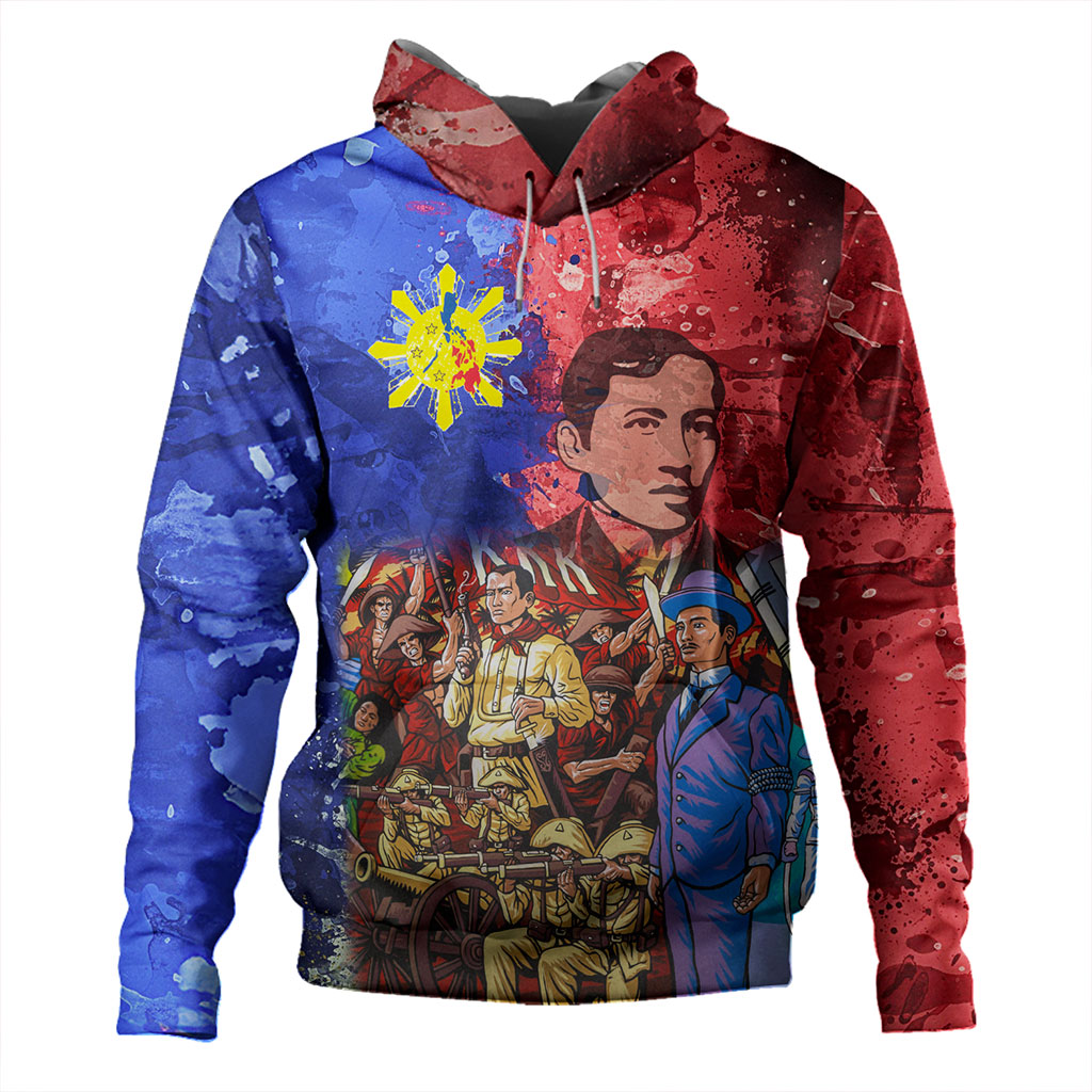 Philippines Filipinos Hoodie National Heroes Dawring Art Style-Myprintsy