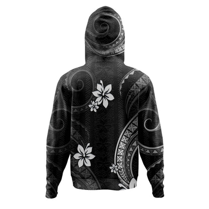 Philippines Filipinos Hoodie Philippines White Hibiscus Flowers Tribal Pattern-Myprintsy