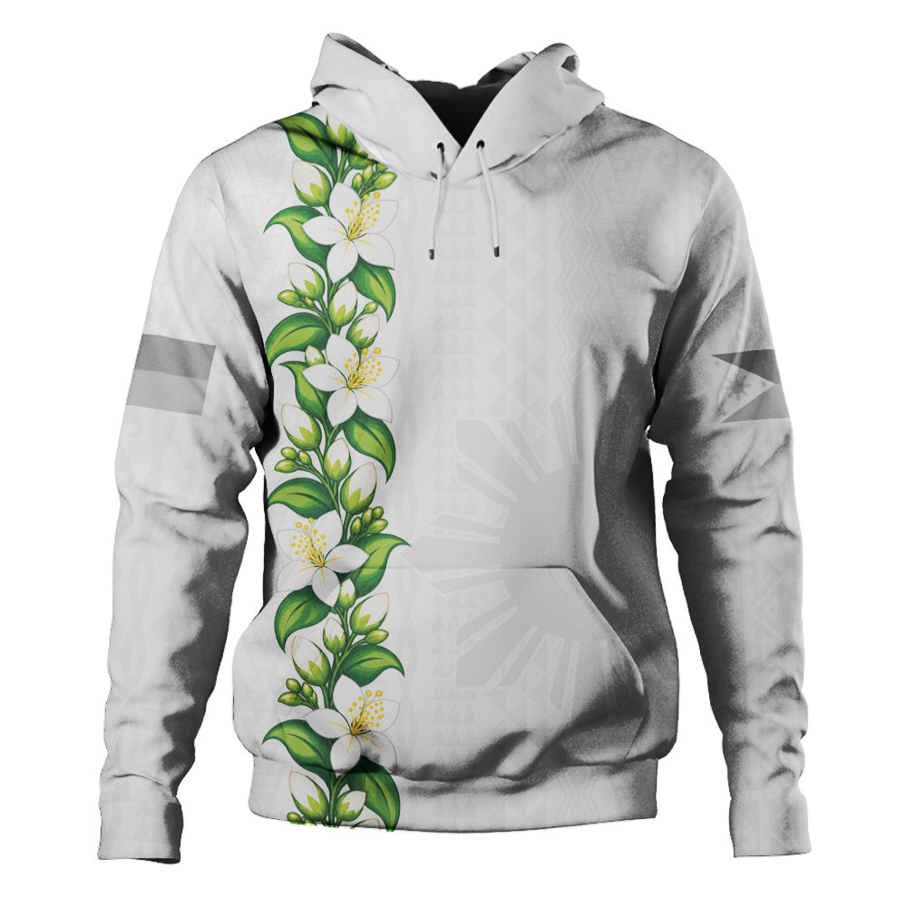 Philippines Filipinos Hoodie Sampaguita Flower Tribal Polynesian Sun Island Style-Myprintsy