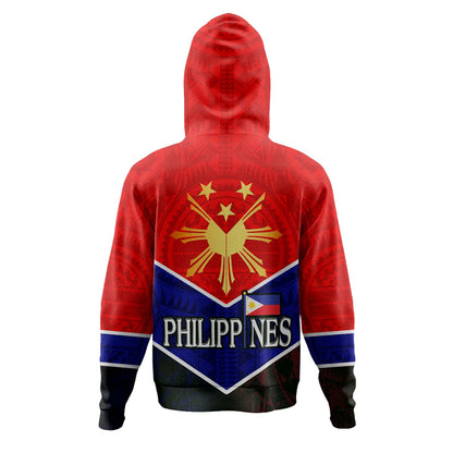 Philippines Filipinos Hoodie Sun Filipinos Tribal Flowers Patterns-Myprintsy