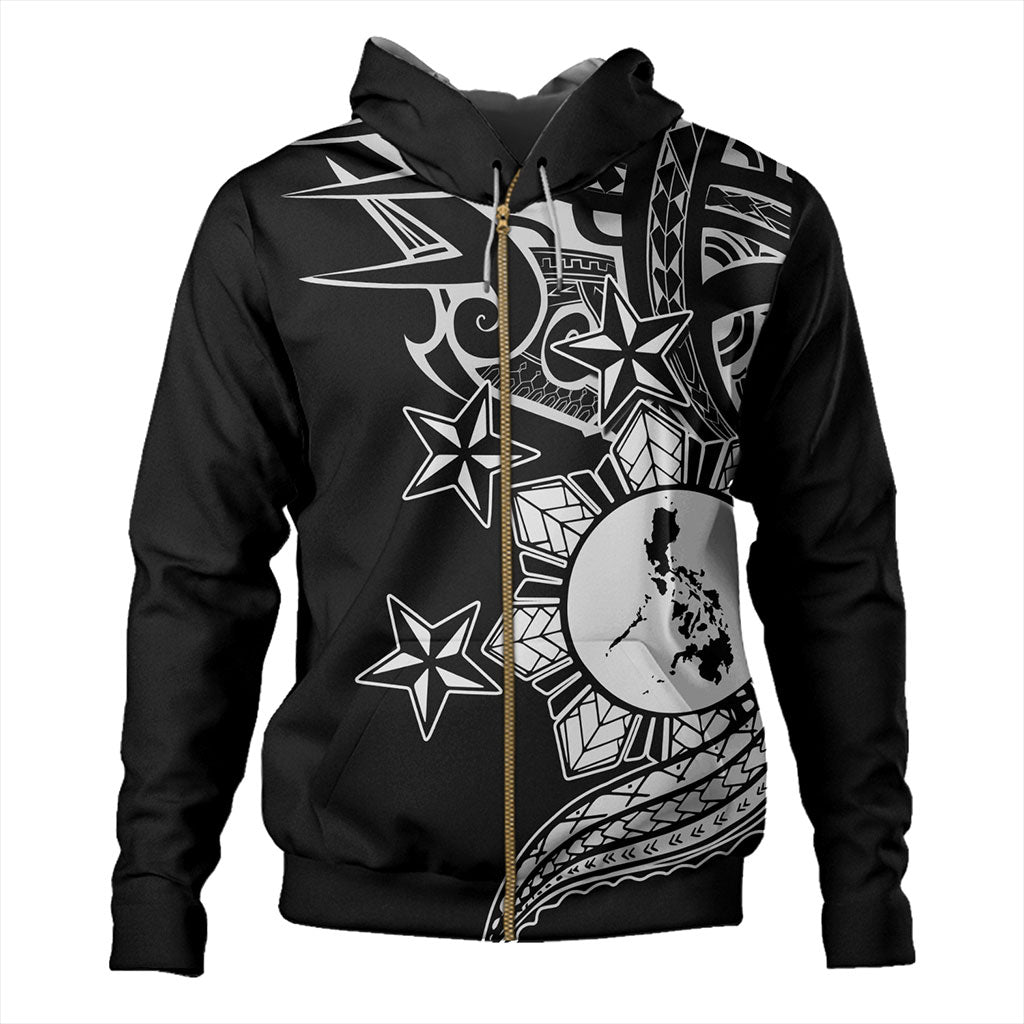 Philippines Filipinos Hoodie Traditional Tribal Tattoo Style-Myprintsy