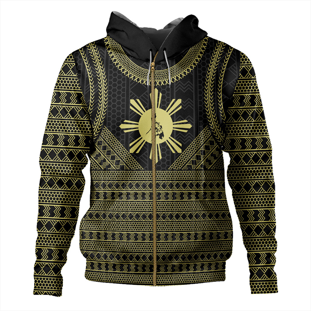 Philippines Filipinos Hoodie Tribal Pattern Traditional Style-Myprintsy