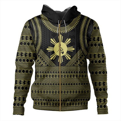 Philippines Filipinos Hoodie Tribal Pattern Traditional Style-Myprintsy