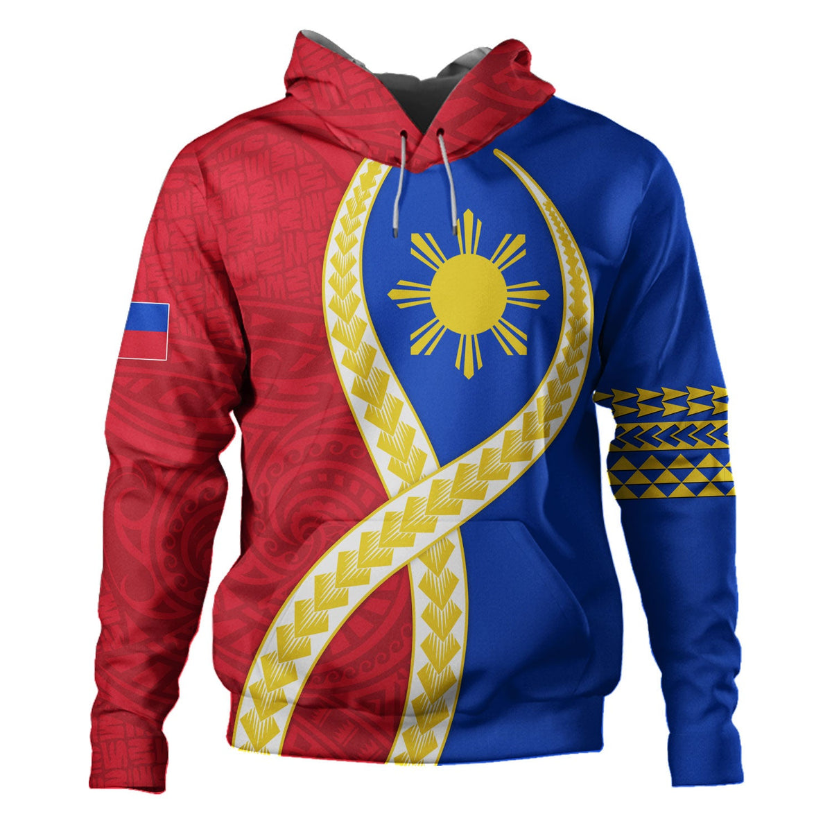 Philippines Filipinos Hoodie Tribal Polynesian In My Heart-Myprintsy