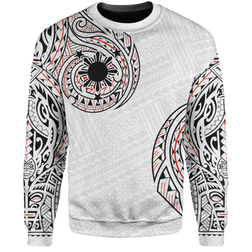 Philippines Filipinos Sweatshirt Original Polynesian And Tribal Tattoo Design-Myprintsy