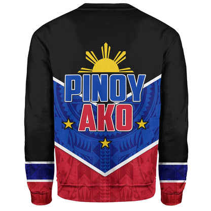 Philippines Filipinos Sweatshirt Pinoy Ako Style-Myprintsy