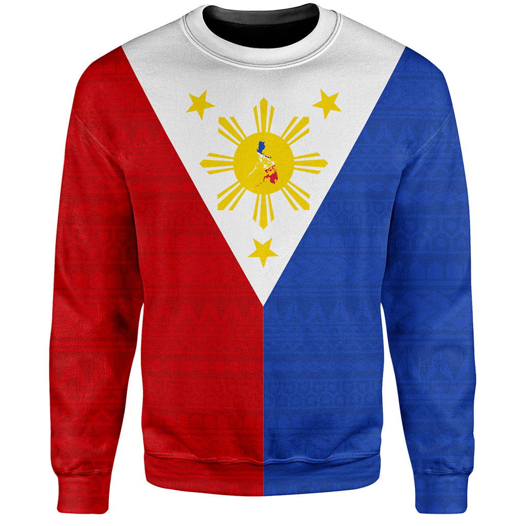 Philippines Filipinos Sweatshirt Polynesia Tribal Flag-Myprintsy