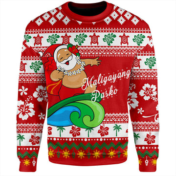Philippines Filipinos Sweatshirt Santa Claus Ho Ho Ho Christmas-Myprintsy