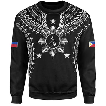 Philippines Filipinos Sweatshirt Tattoo Batok Tribal Motifs Designs-Myprintsy