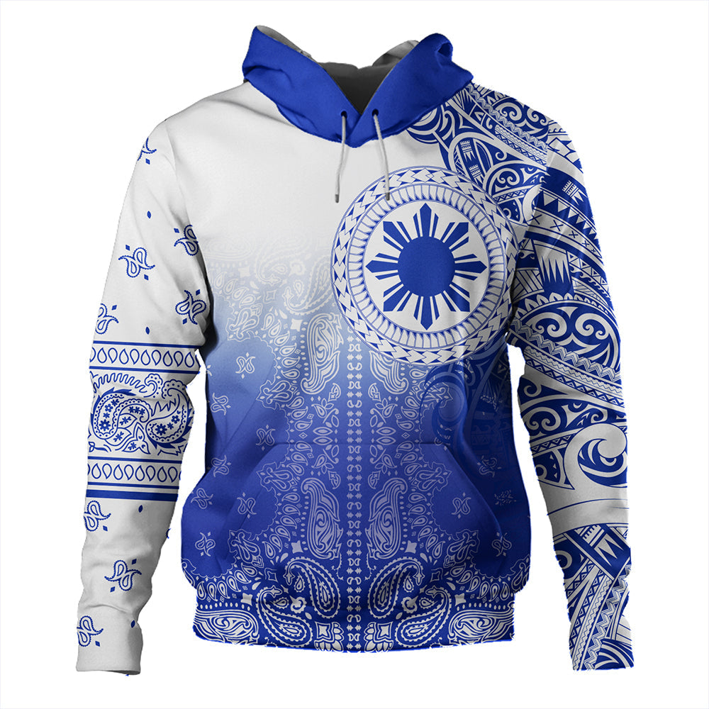 Philippines Hoodie Custom Pattern With Paisley Style-Myprintsy