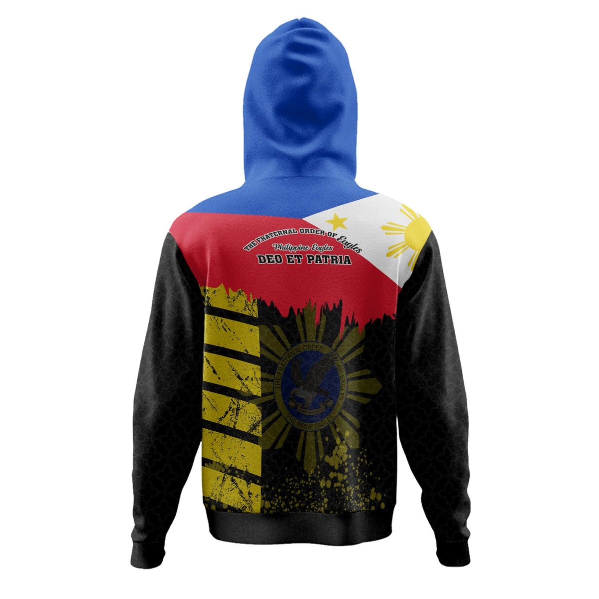 Philippines Hoodie - Philippine Eagles Filipino Flag Hoodie-Myprintsy