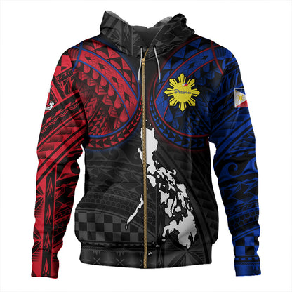 Philippines Hoodie - Philippines Half Sleeve Tattoo Patterns Style-Myprintsy