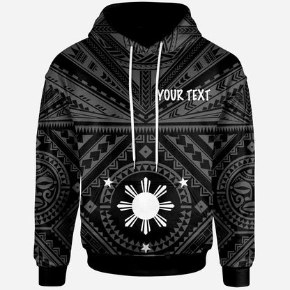 Philippines Personalised Hoodie - Polynesian Tattoo Style-Myprintsy