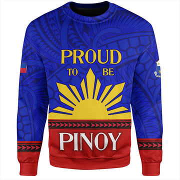 Philippines Sweatshirt - Proud To Be Pinoy-Myprintsy